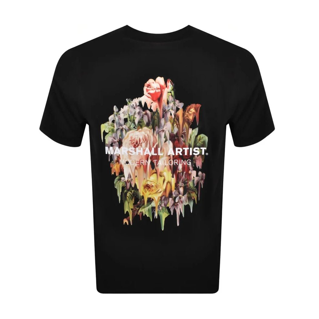Marshall Artist Acid Flora T-Shirt - Black - Escape Menswear