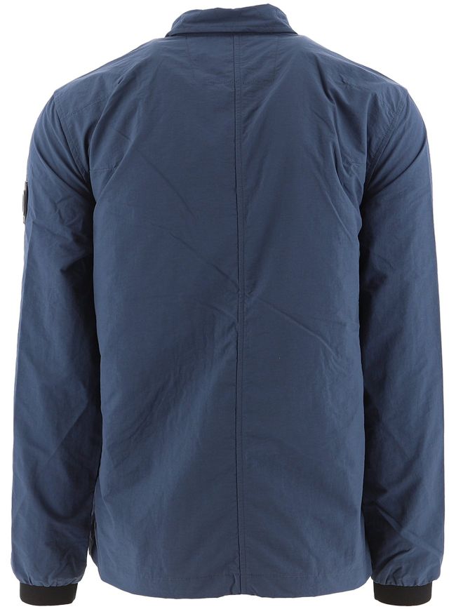 Marshall Artist Cotton Polyamide Overshirt - Airforce blue - Escape Menswear