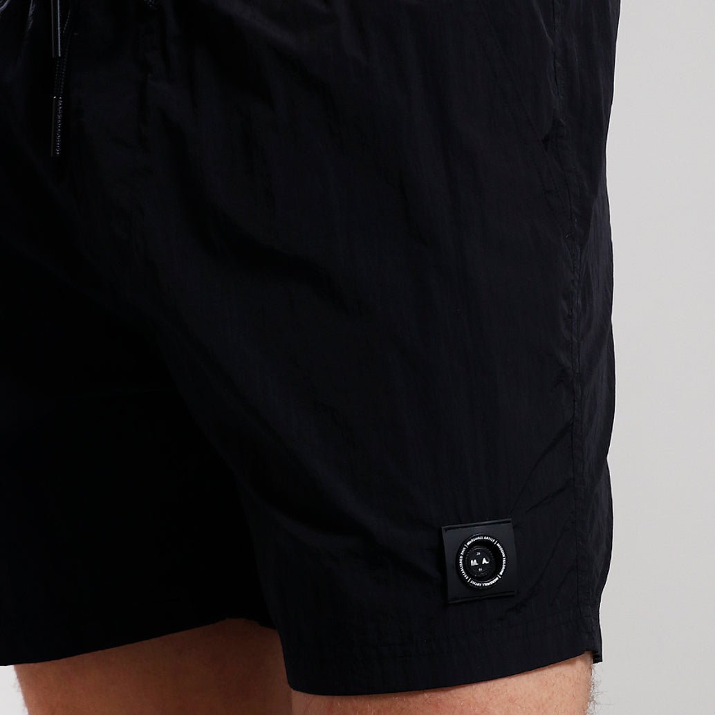 Marshall Artist Krinkle Nylon Swimshort - Black - Escape Menswear