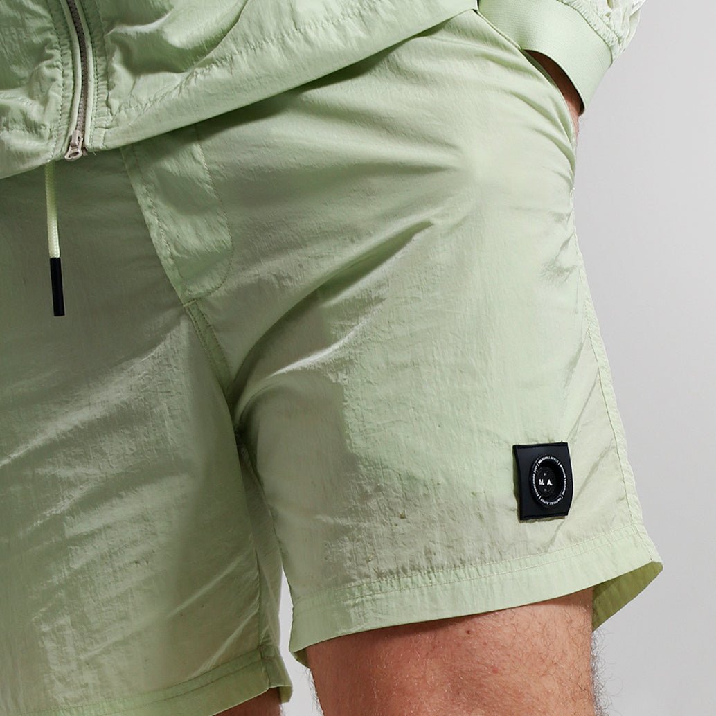 Marshall Artist Krinkle Nylon Swimshort - Lime - Escape Menswear
