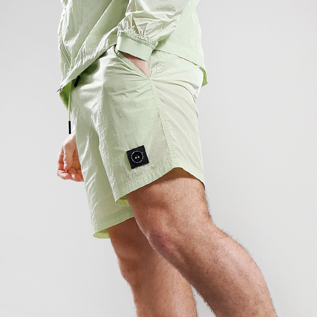 Marshall Artist Krinkle Nylon Swimshort - Lime - Escape Menswear