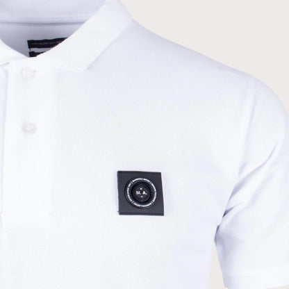 Marshall Artist Siren Polo Shirt - White - Escape Menswear