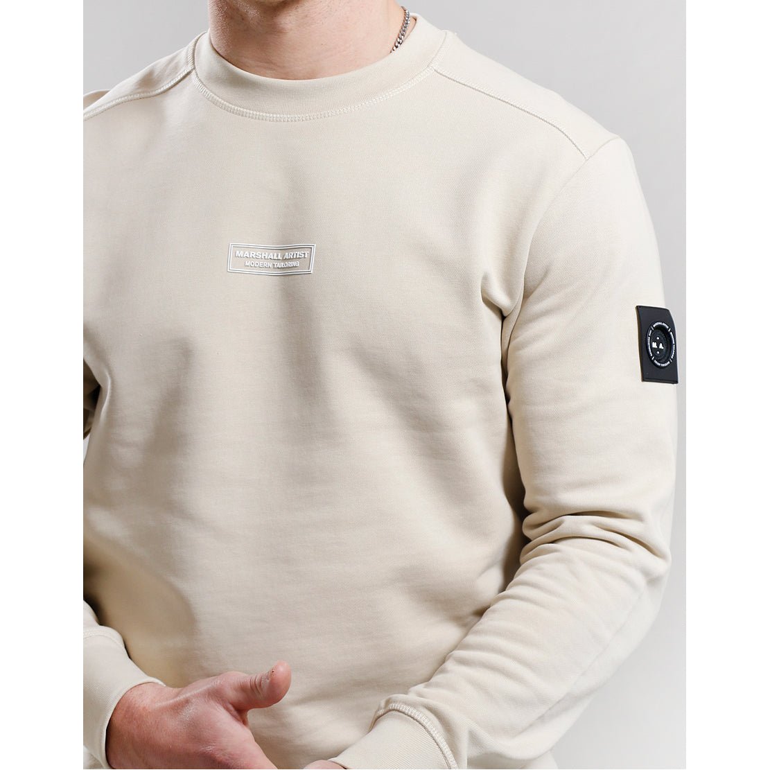 Marshall Artist Siren Sweatshirt - Sandstone - Escape Menswear