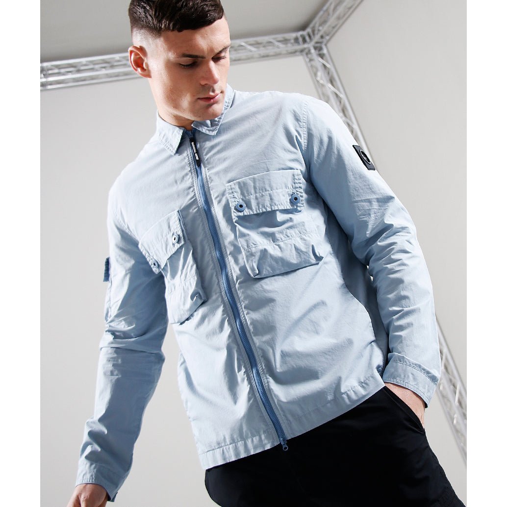 Marshall Artist Storma Overshirt - Dusk Blue - Escape Menswear