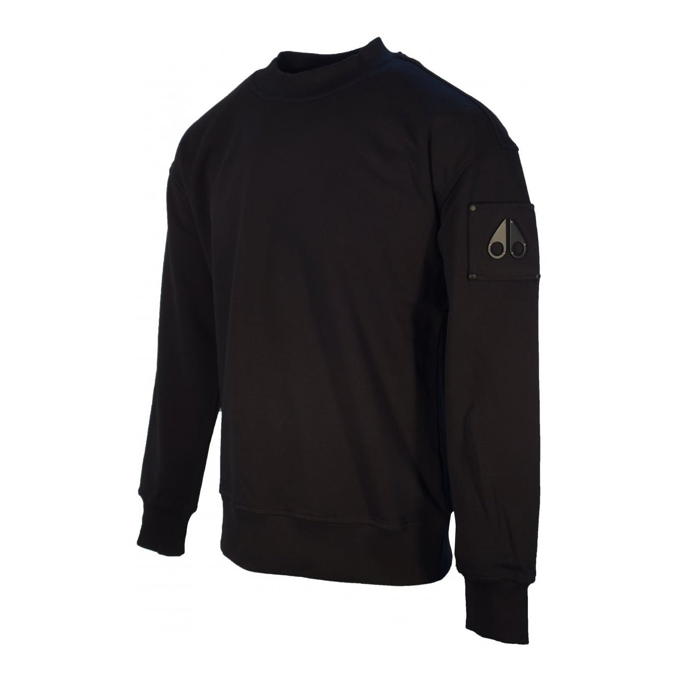 Moose Knuckles Brooklyn Sweatshirt - 292 Black - Escape Menswear