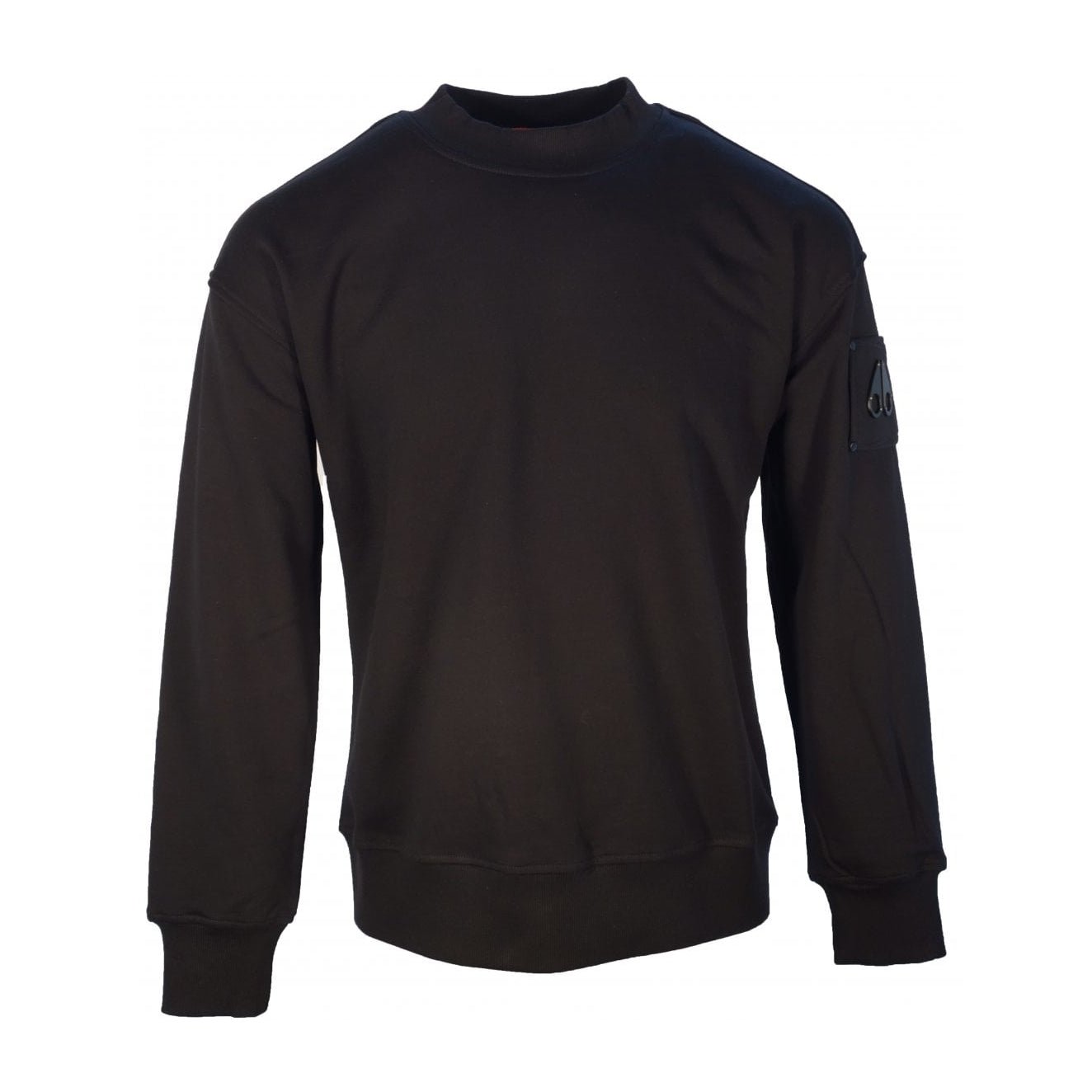 Moose Knuckles Brooklyn Sweatshirt - 292 Black - Escape Menswear