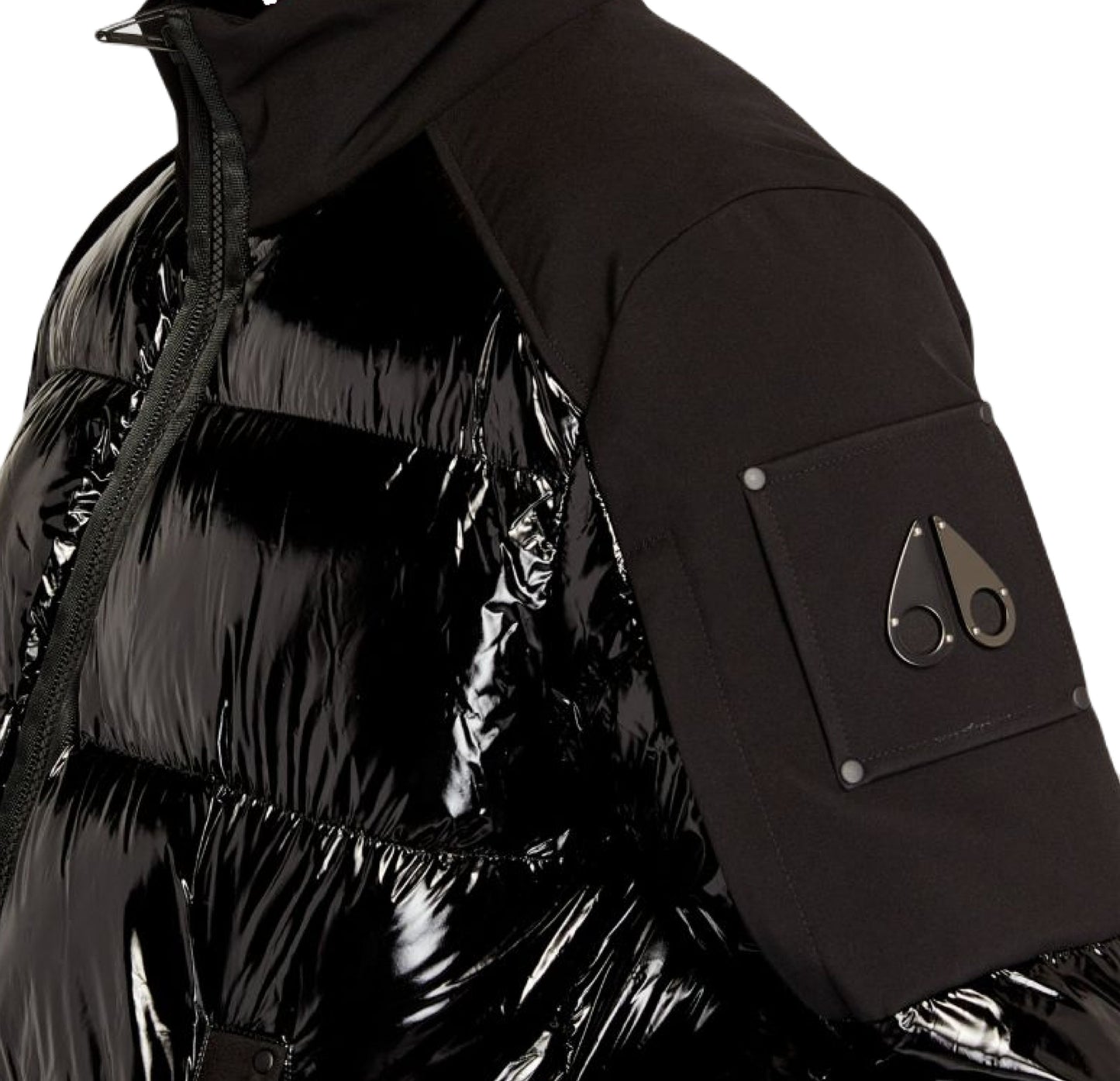 Moose Knuckles Dugald Puffer Jacket - 313 Black/Black - Escape Menswear
