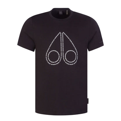 Moose Knuckles Gerrard T-Shirt - 292 Black - Escape Menswear