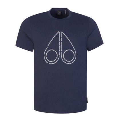Moose Knuckles Gerrard T-Shirt - 833 Navy - Escape Menswear
