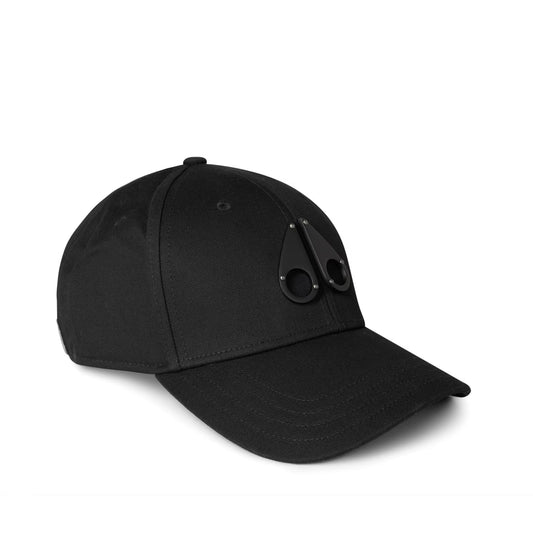 Moose Knuckles Logo Icon Cap - 283 Black/Black - Escape Menswear
