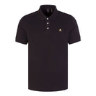 Moose Knuckles Pique Polo T-Shirt - 292 Black - Escape Menswear