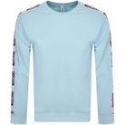 Moschino Arm Tape Logo Sweatshirt - 332 Ice Blue - Escape Menswear