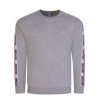 Moschino Arm Tape Logo Sweatshirt - 489 Grey - Escape Menswear