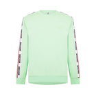 Moschino Tape Logo Sweatshirt - 449 Mint Grn - Escape Menswear