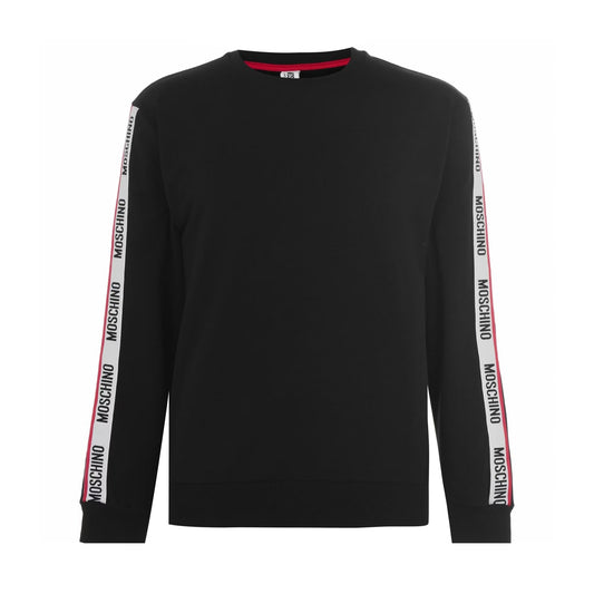 Moschino Tape Logo Sweatshirt - 555 Black - Escape Menswear