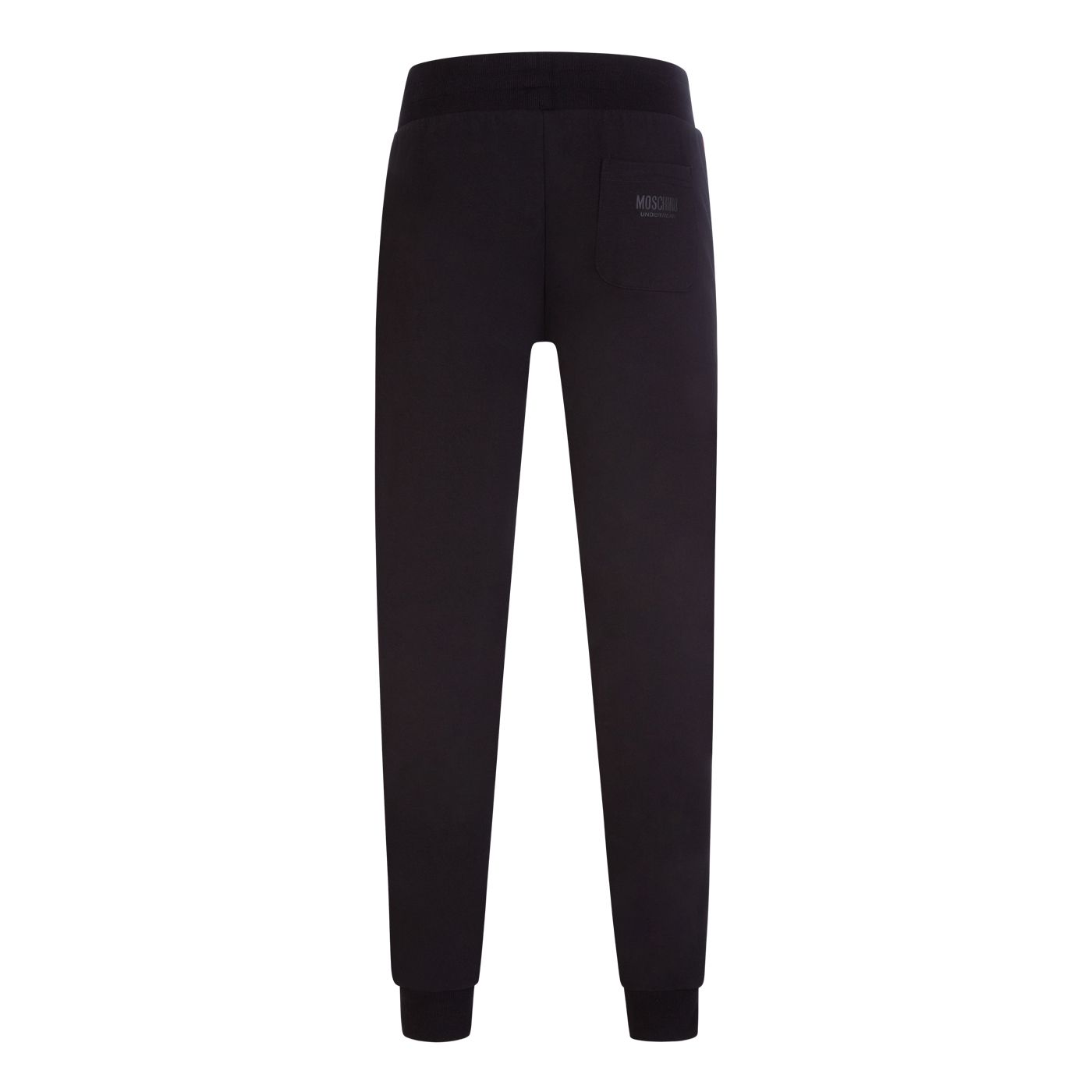 Moschino Tape Logo Track Pants - 555 Black - Escape Menswear