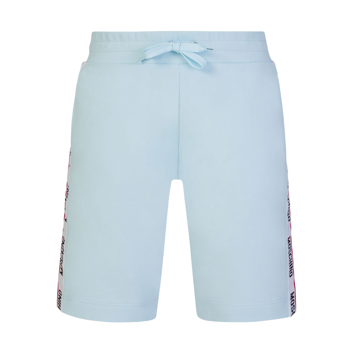 Moschino Tape Logo Track Shorts - 332 Ice Blue - Escape Menswear