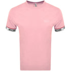 Moschino Tape Pop Up Logo T-Shirt - 227 Pink - Escape Menswear