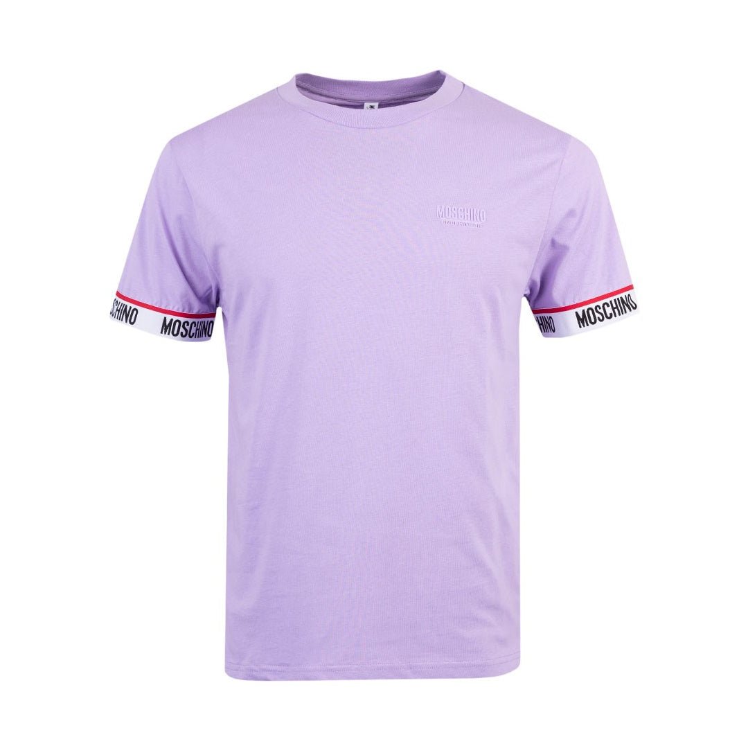 Moschino Tape Pop Up Logo T-Shirt - 247 Lilac - Escape Menswear