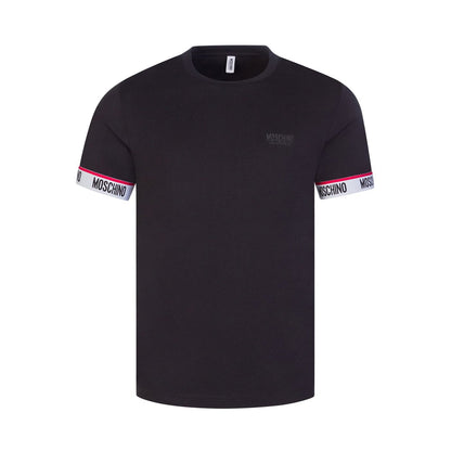Moschino Tape Pop Up Logo T-Shirt - 555 Black - Escape Menswear