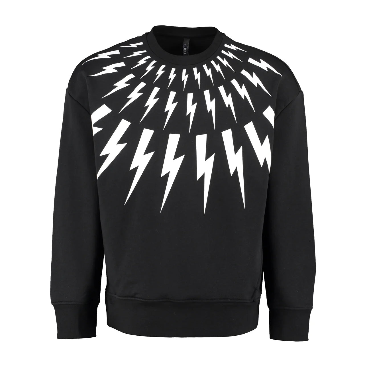 Neil Barrett Thunderbolt Sweatshirt - Black/White - Escape Menswear