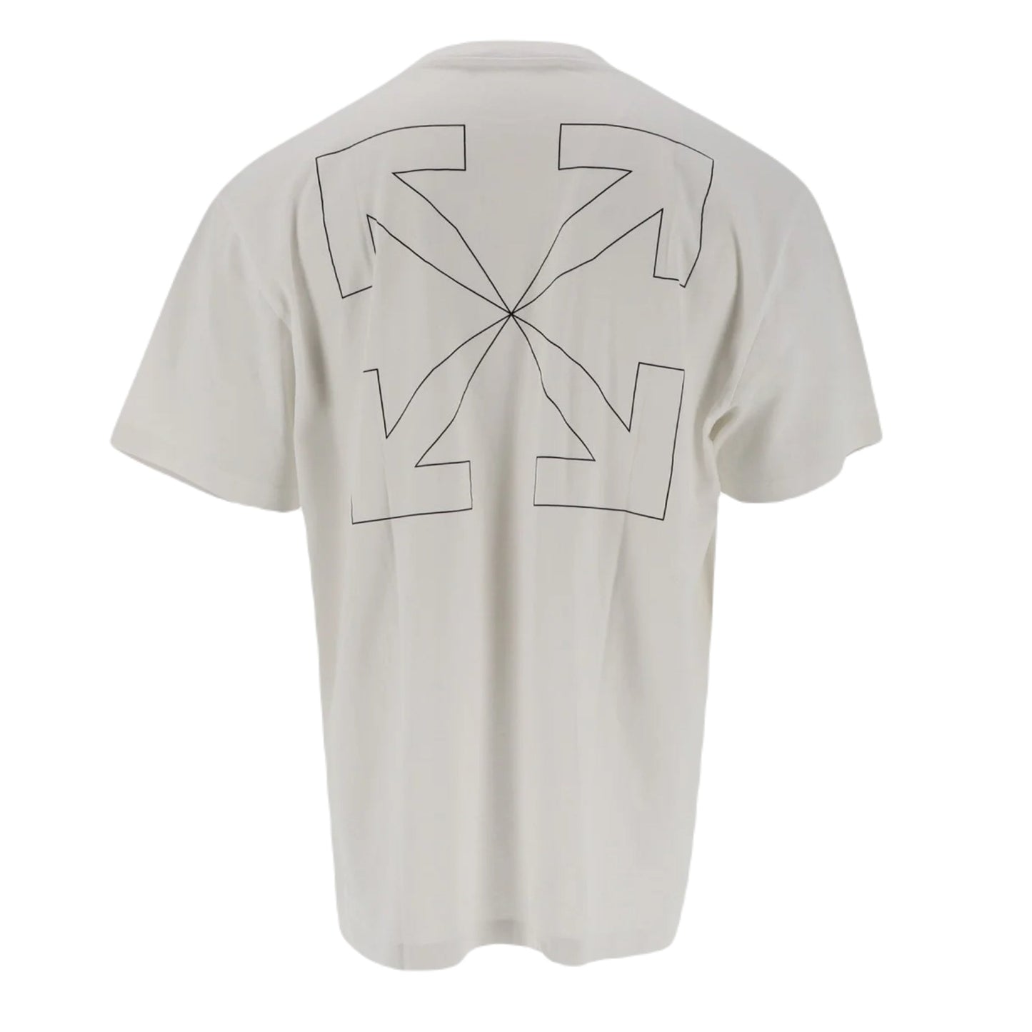 Off-White Arrow Outline T Shirt - White - Escape Menswear