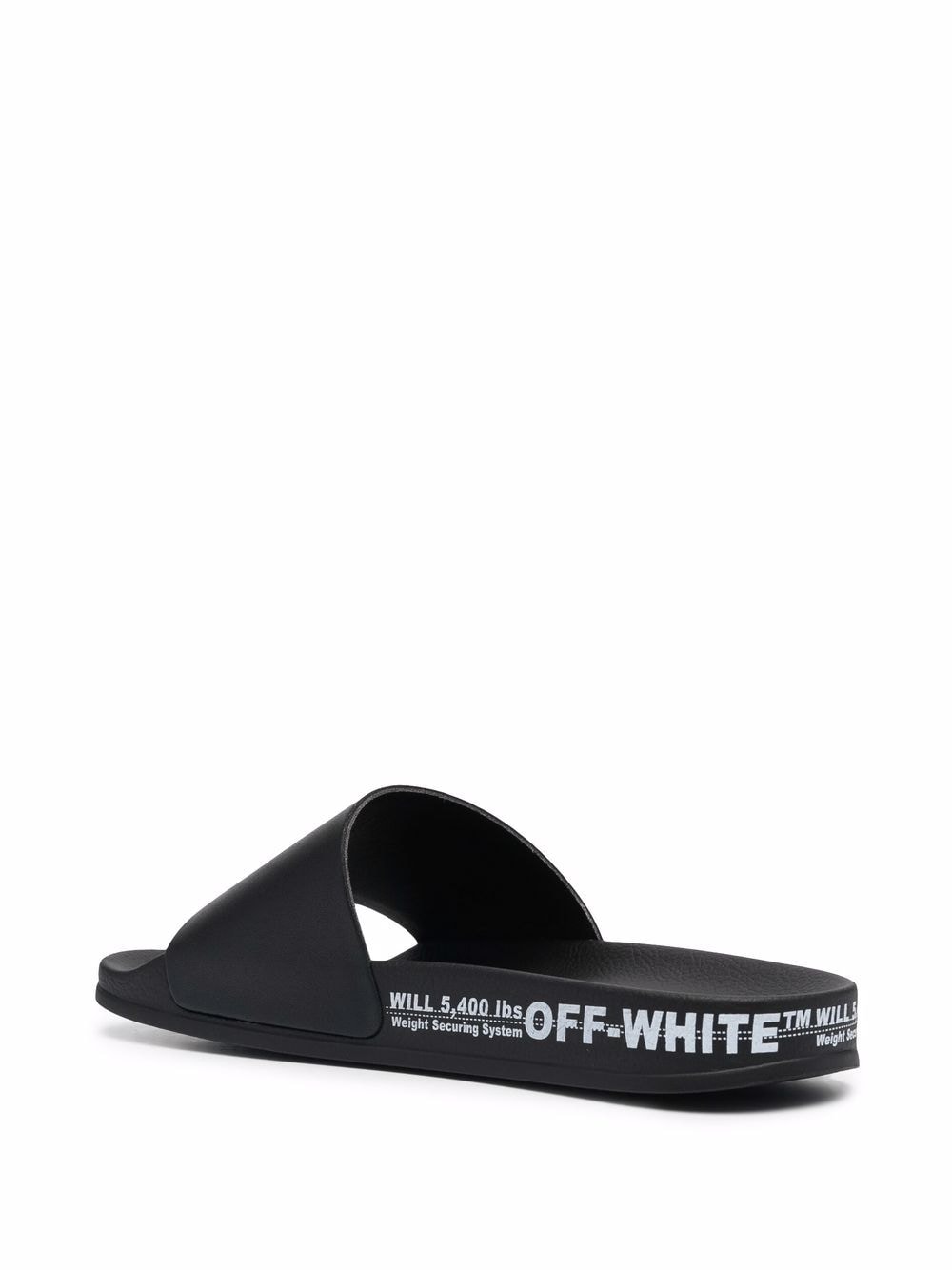 Off-White Industrial Belt Sliders - Black - Escape Menswear