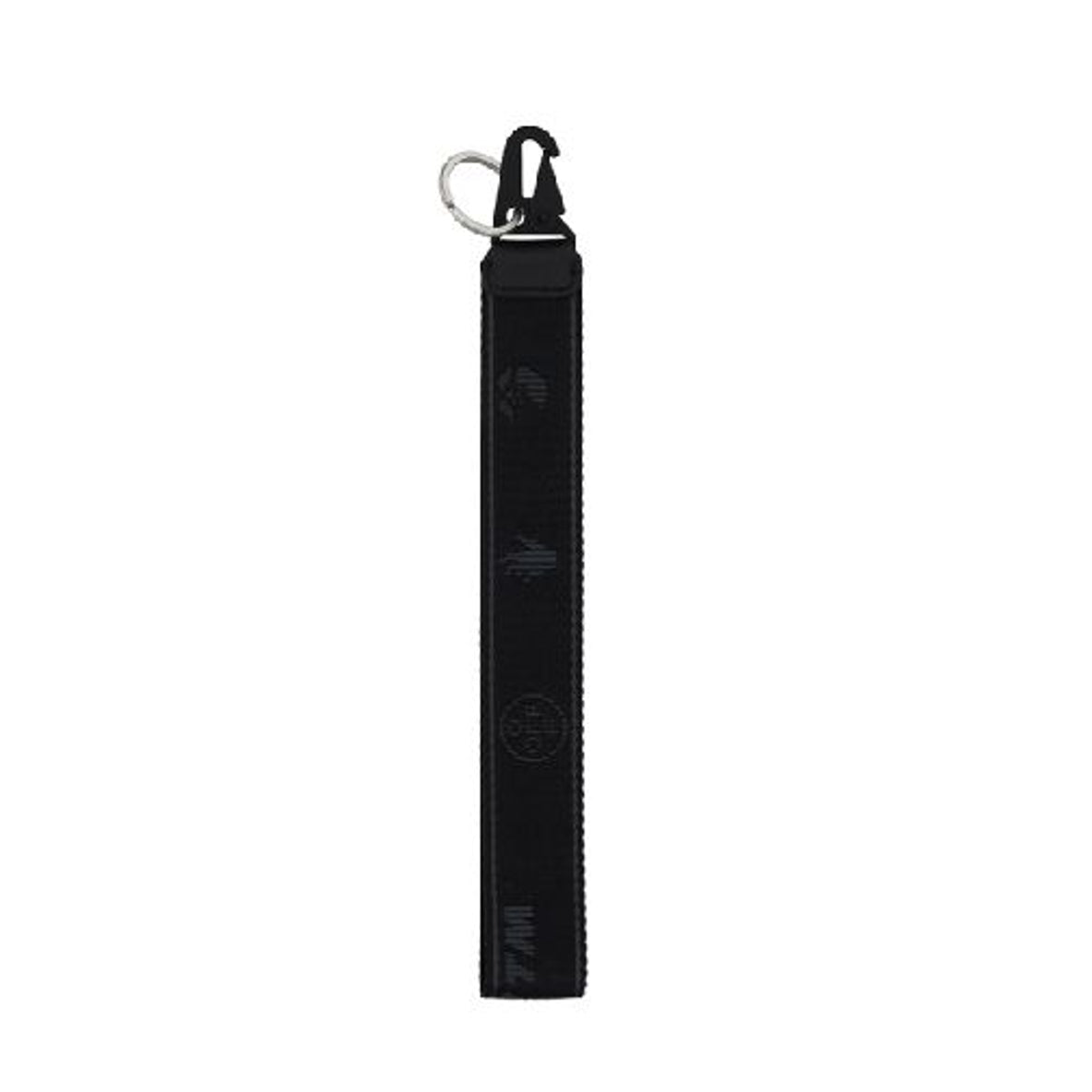 Off-White Logo Embellished Strap Industrial Keychain - Black/Black - Escape Menswear