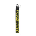 Off-White Logo Embellished Strap Industrial Keychain - Yellow/Black - Escape Menswear
