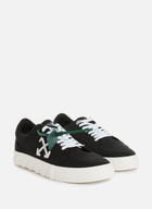 Off-White Vulcanised Canvas Trainers - Black & White - Escape Menswear