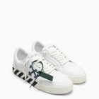 Off-White Vulcanised Canvas Trainers - White & Blue - Escape Menswear