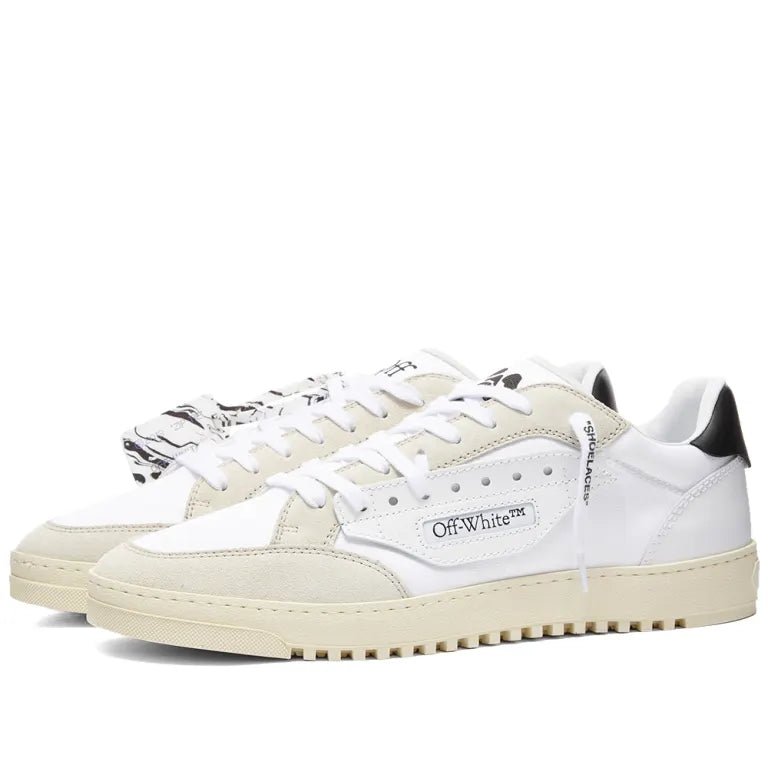 Off-White Vulcanized Sneakers - 0110 White - Escape Menswear