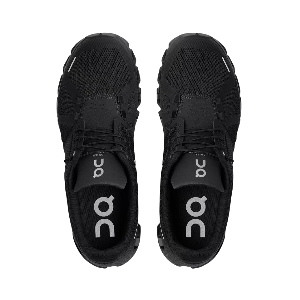 On Running Cloud 5 Waterproof Trainers - All Black - Escape Menswear