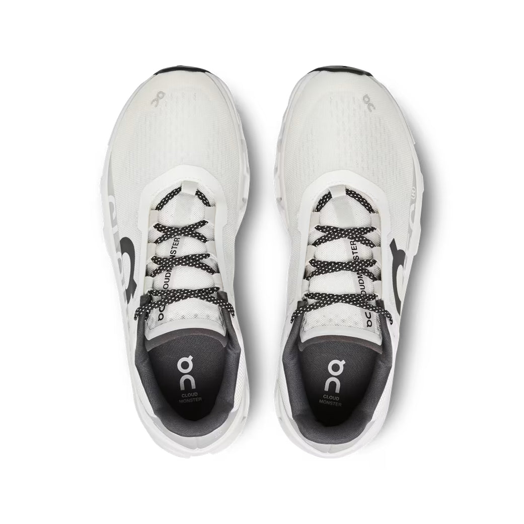 On Running Cloudmonster Trainers - Undyed-White - Escape Menswear