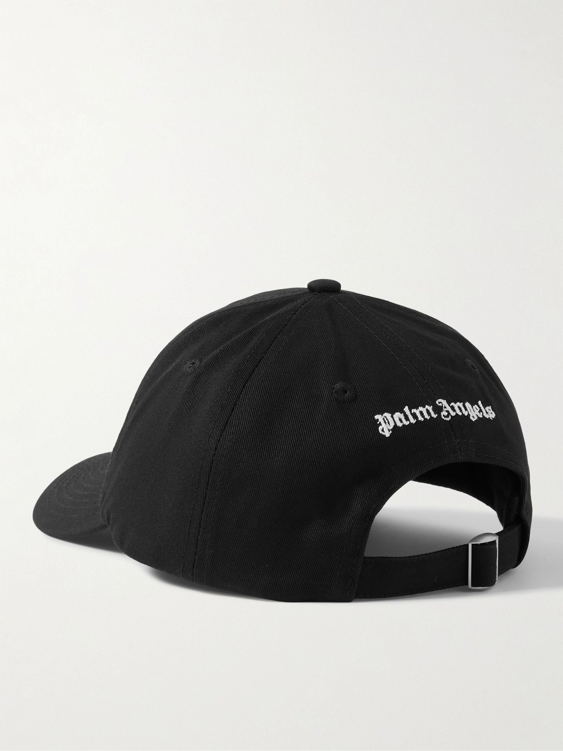 Palm Angels Classic Logo Cap - Black - Escape Menswear