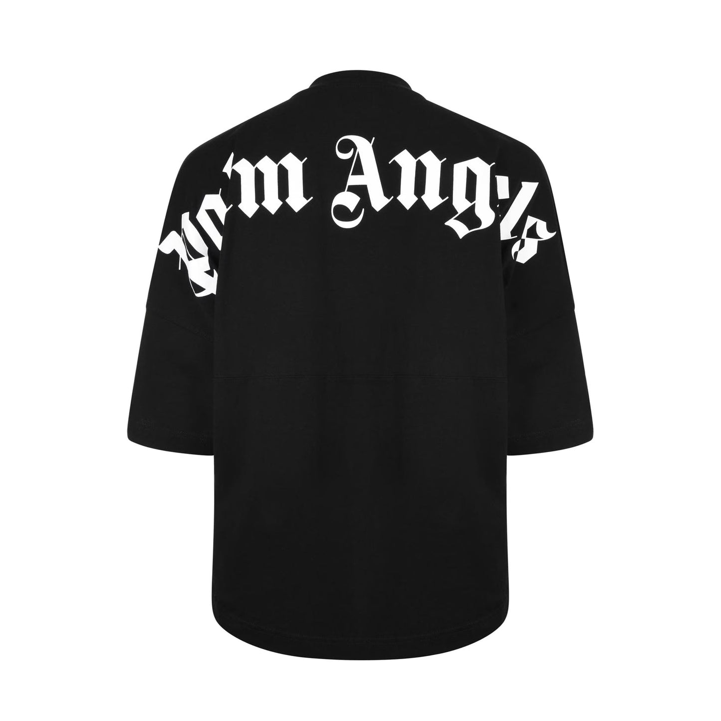 Palm Angels Classic Logo T-Shirts - Black White - Escape Menswear