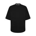 Palm Angels Classic Logo T-Shirts - Black White - Escape Menswear