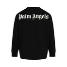 Palm Angels Clsc Log LS T - Black/Wht - Escape Menswear