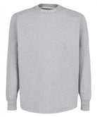 Palm Angels Long Sleeve Oversized Mock Neck T-Shirt - Grey - Escape Menswear