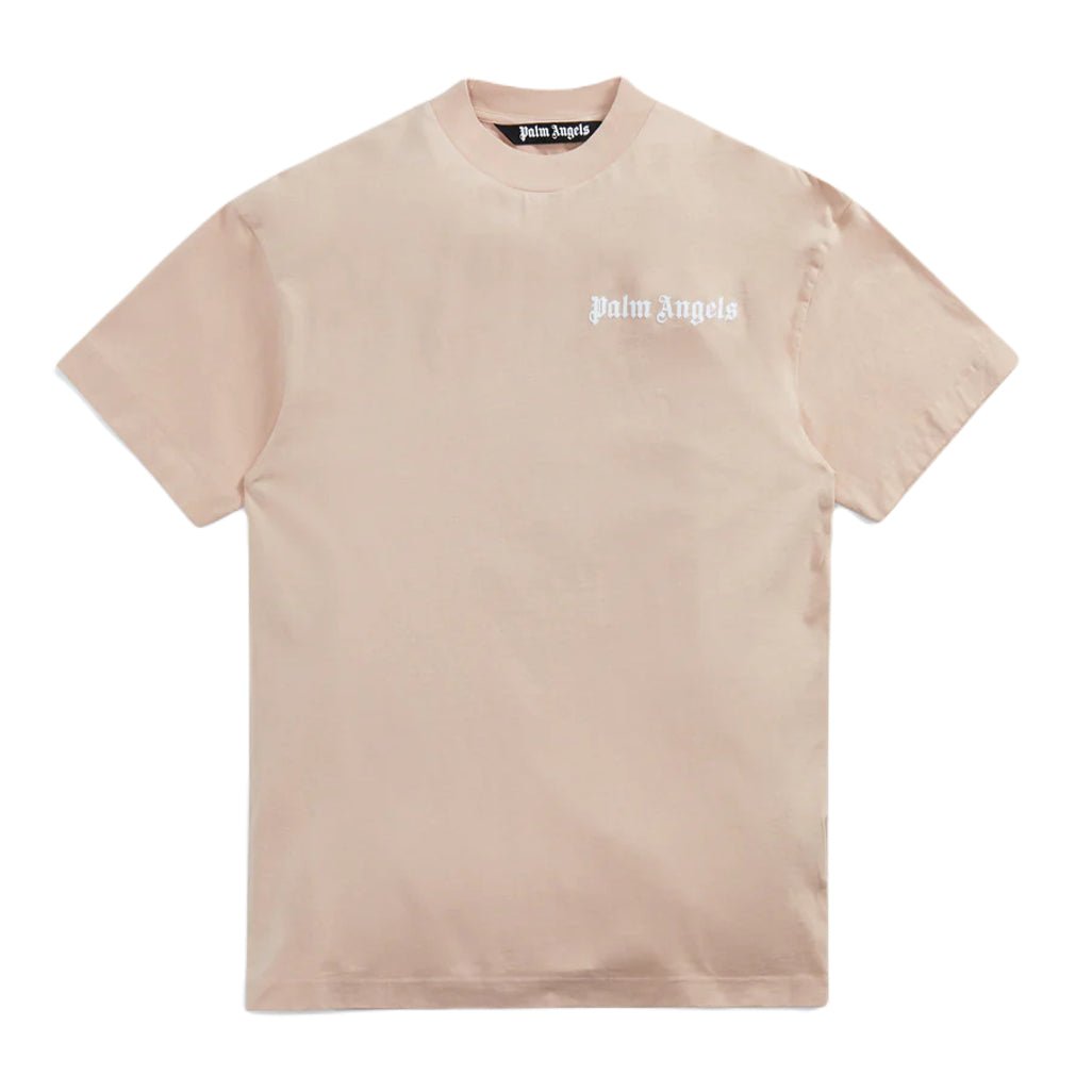 Palm Angels Nude Shade Logo T-Shirt - Rosy Brown - Escape Menswear