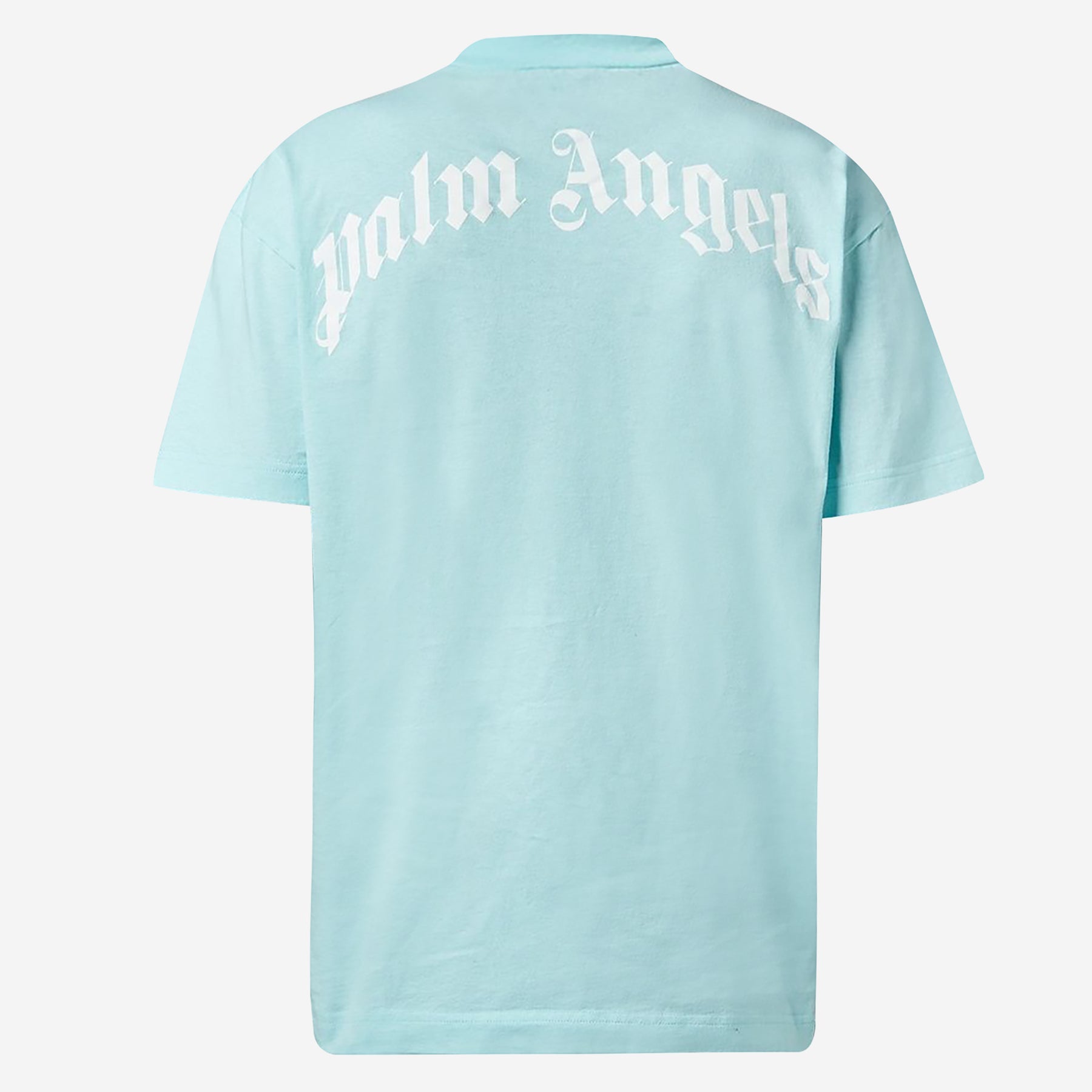 Palm Angels Shark Logo T-Shirt - Light Blue - Escape Menswear