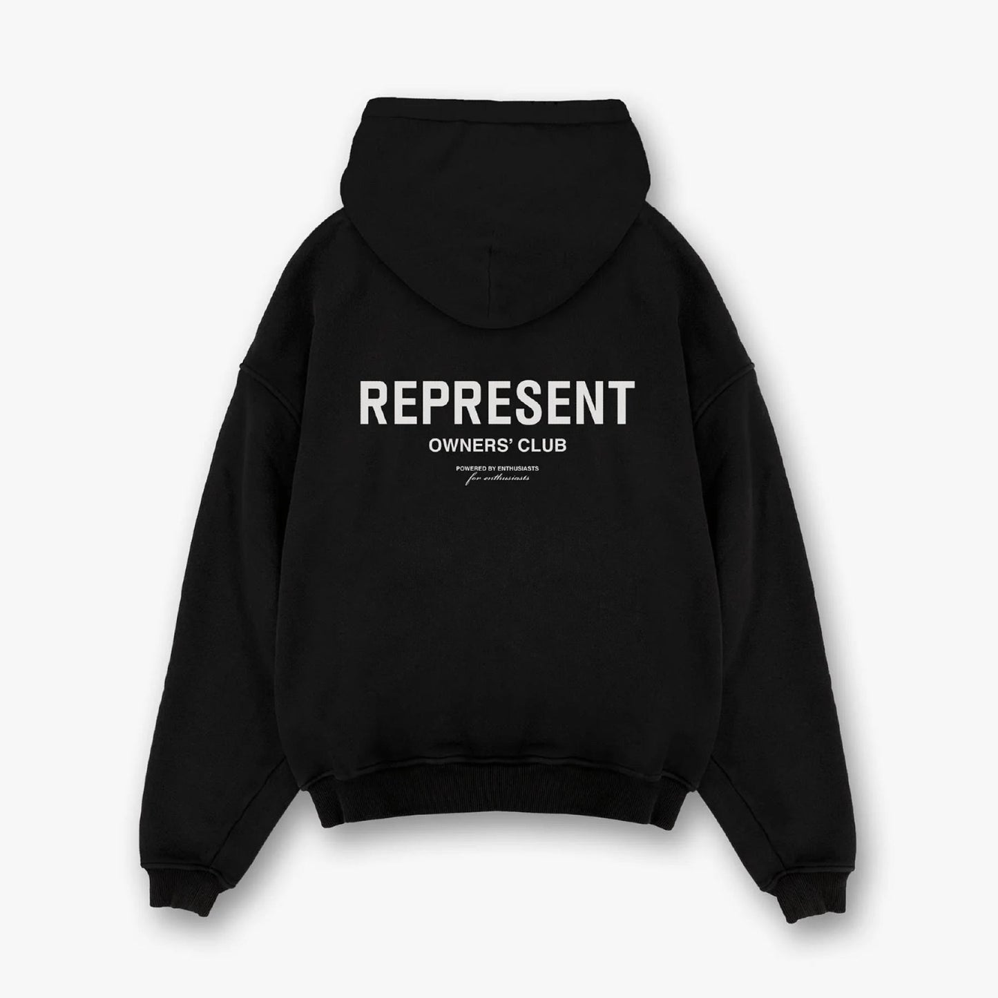 Represent Owners Club Hoodie - 01 Black - Escape Menswear
