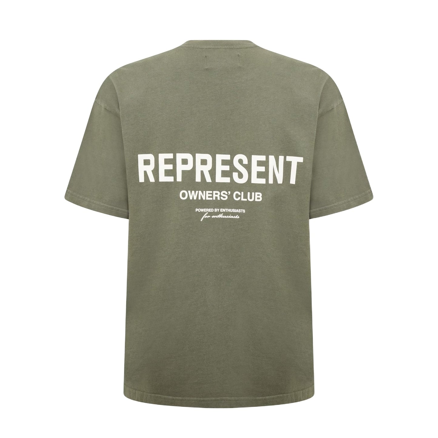 Represent Owners Club T-Shirt - 07 Olive - Escape Menswear