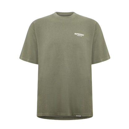 Represent Owners Club T-Shirt - 07 Olive - Escape Menswear