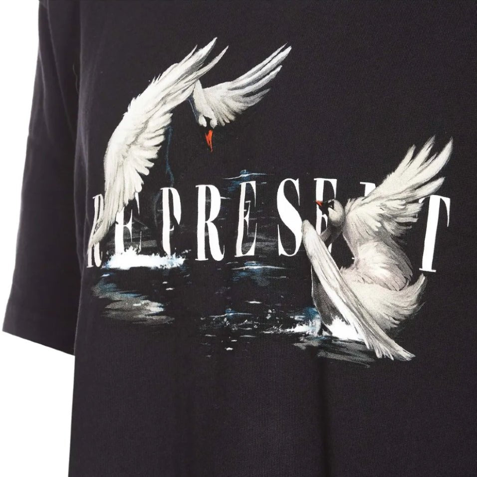 Represent Swan T-Shirt - 171 Off Black - Escape Menswear