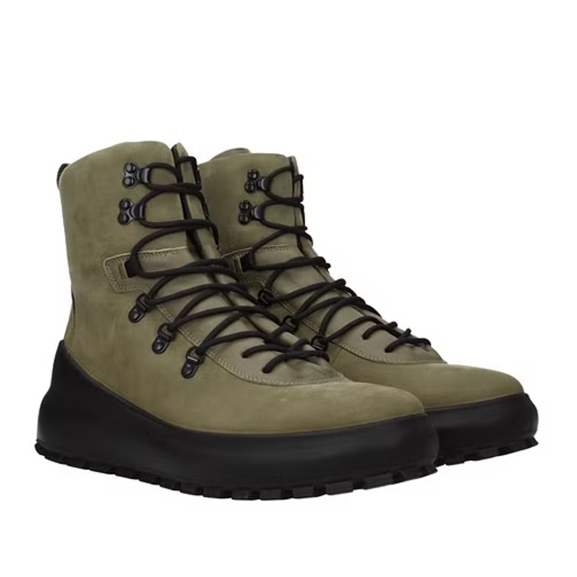 Stone Island Nubuck Boots - Army Grn - Escape Menswear