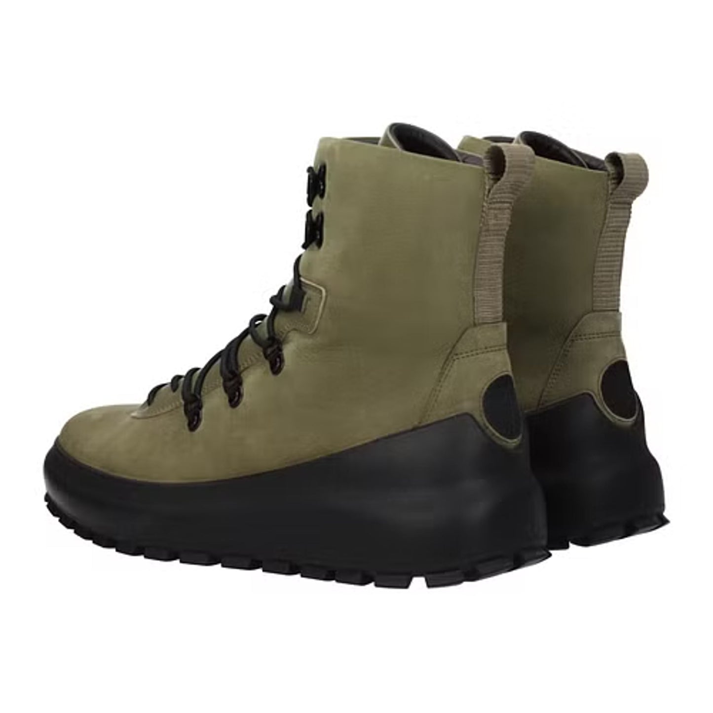 Stone Island Nubuck Boots - Army Grn - Escape Menswear