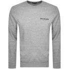 True Religion Arch Logo Sweatshirt - Heather grey - Escape Menswear