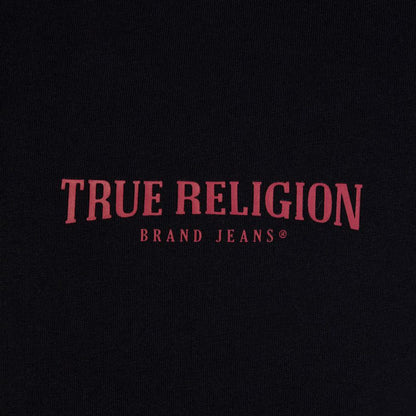 True Religion Small Arch logo T-Shirt - Onyx - Escape Menswear