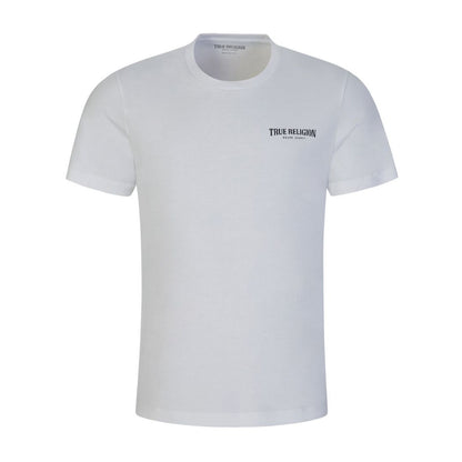 True Religion Small Arch logo T-Shirt - Optic White - Escape Menswear